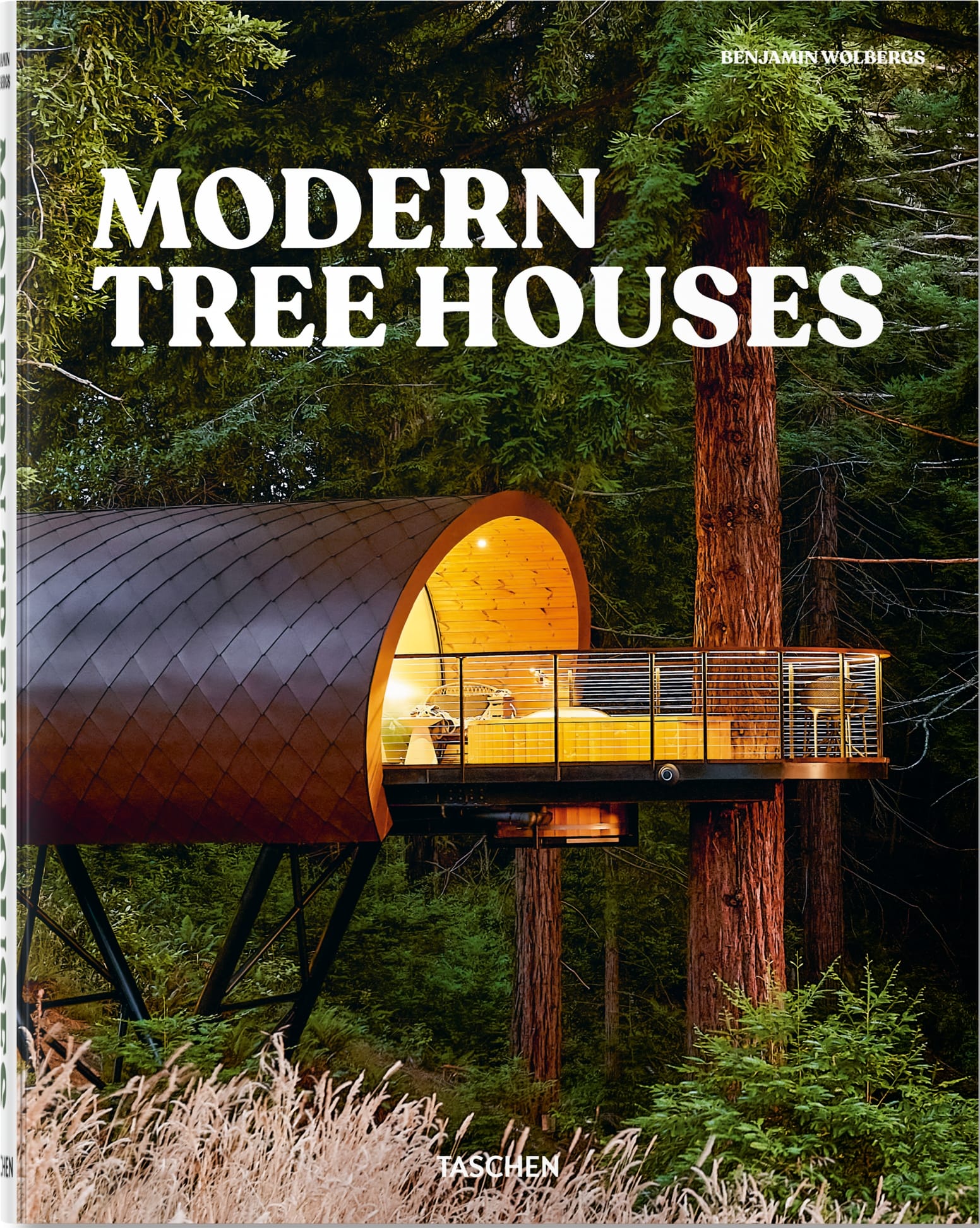 the cover of modern tree houses