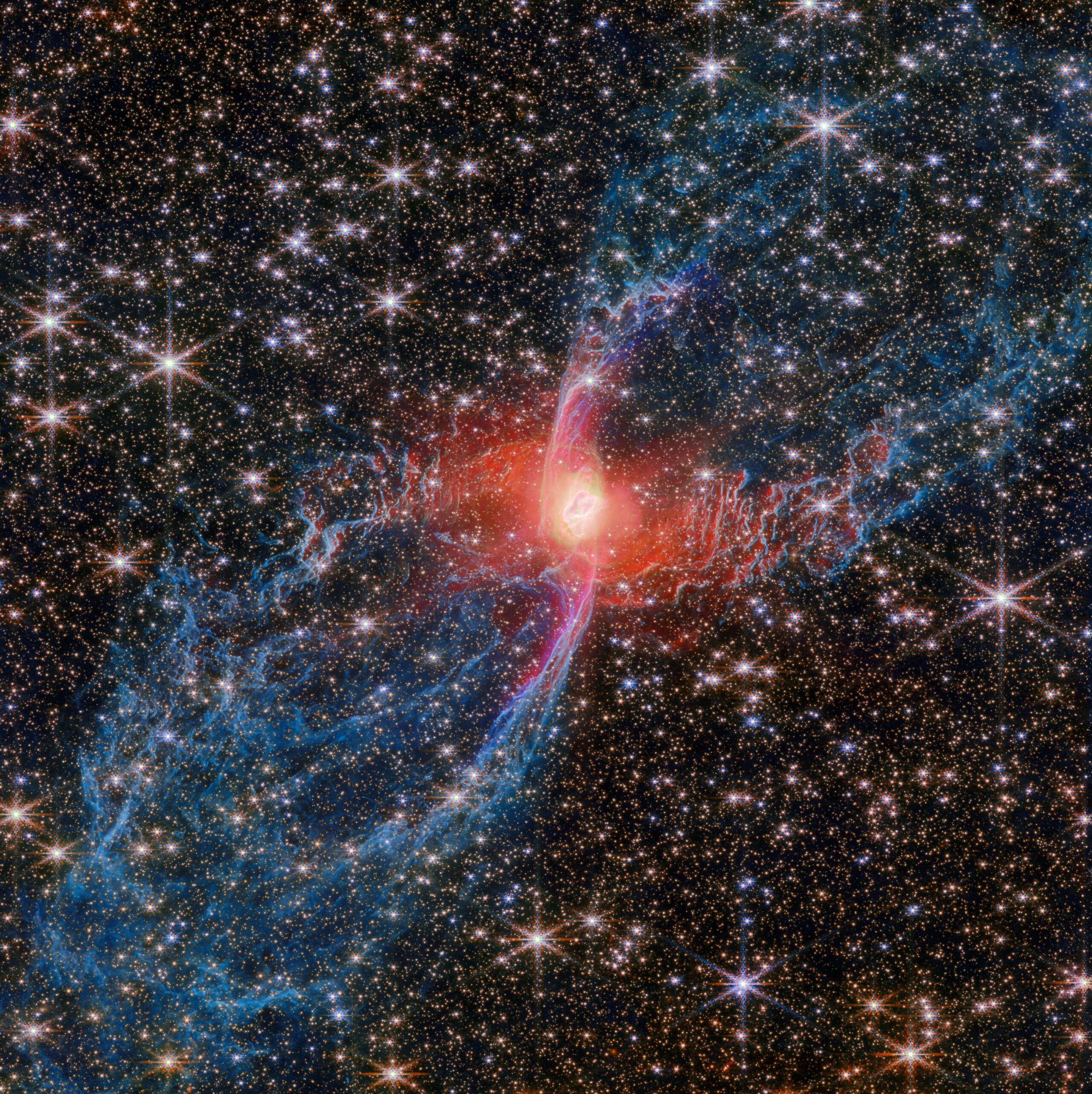 A New Image of the Red Spider Nebula Captures the Radiance of a Dying Star
